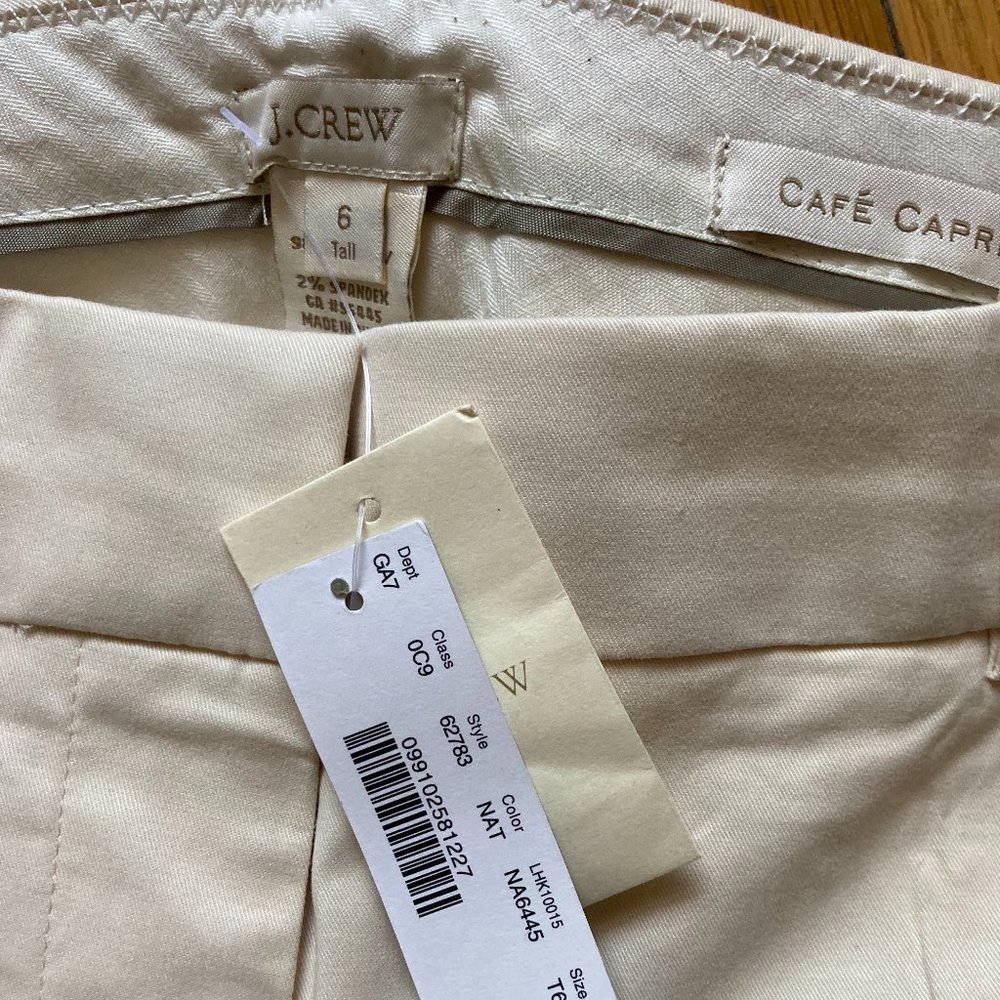 NWT J. Crew Cafe Capri